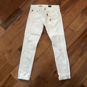 AG Adriano Goldschmied White Pants Size 25